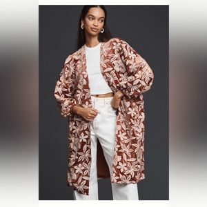ANTHROPOLOGIE NWT EMBELLISHED VELVET KIMONO ❤️